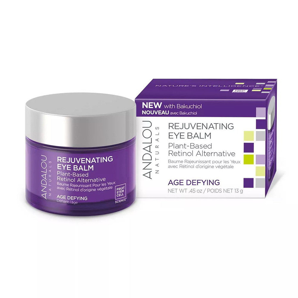 Andalou Naturals Age Defying Rejuvenating Retinol Alternative Eye Balm, 0.45 Oz